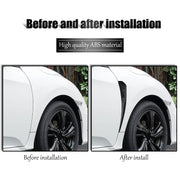 2PCS Carbon Fiber Fender Side Vent Stickers