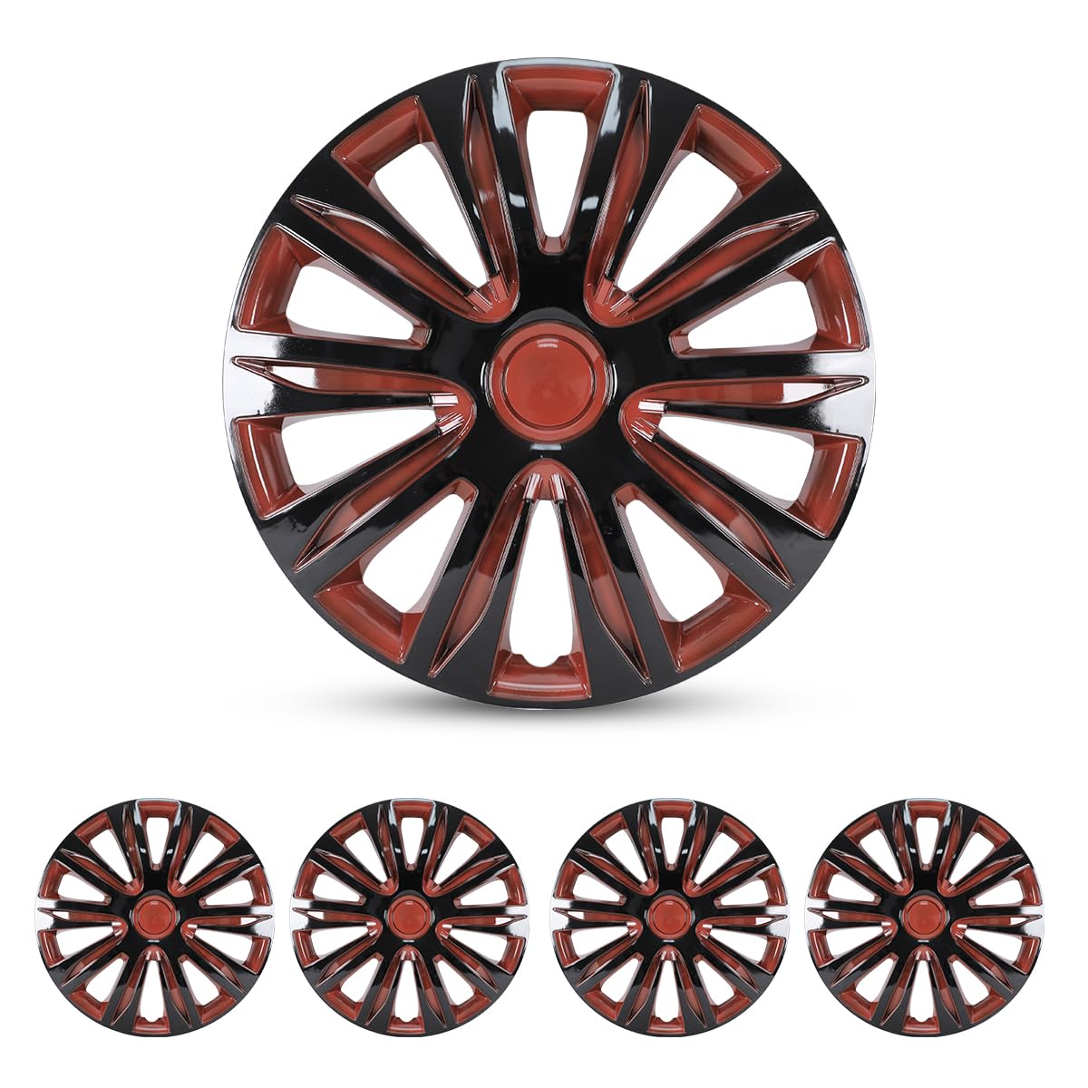4-Pack Universal Wheel Rim Cover Hubcaps 13–16"