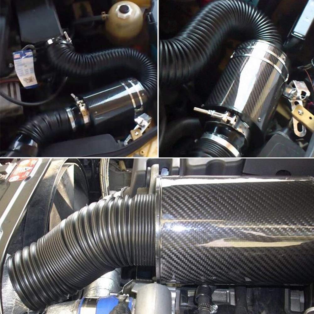 Universal Carbon Fiber Cold Air Intake Kit