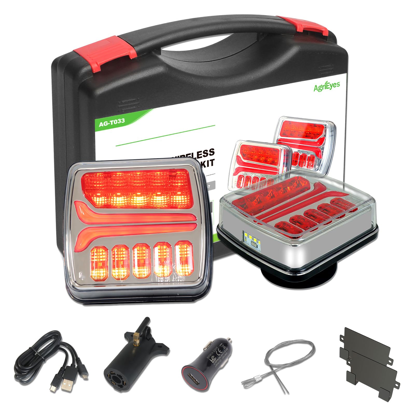 Wireless Magnetic Trailer Light Kit