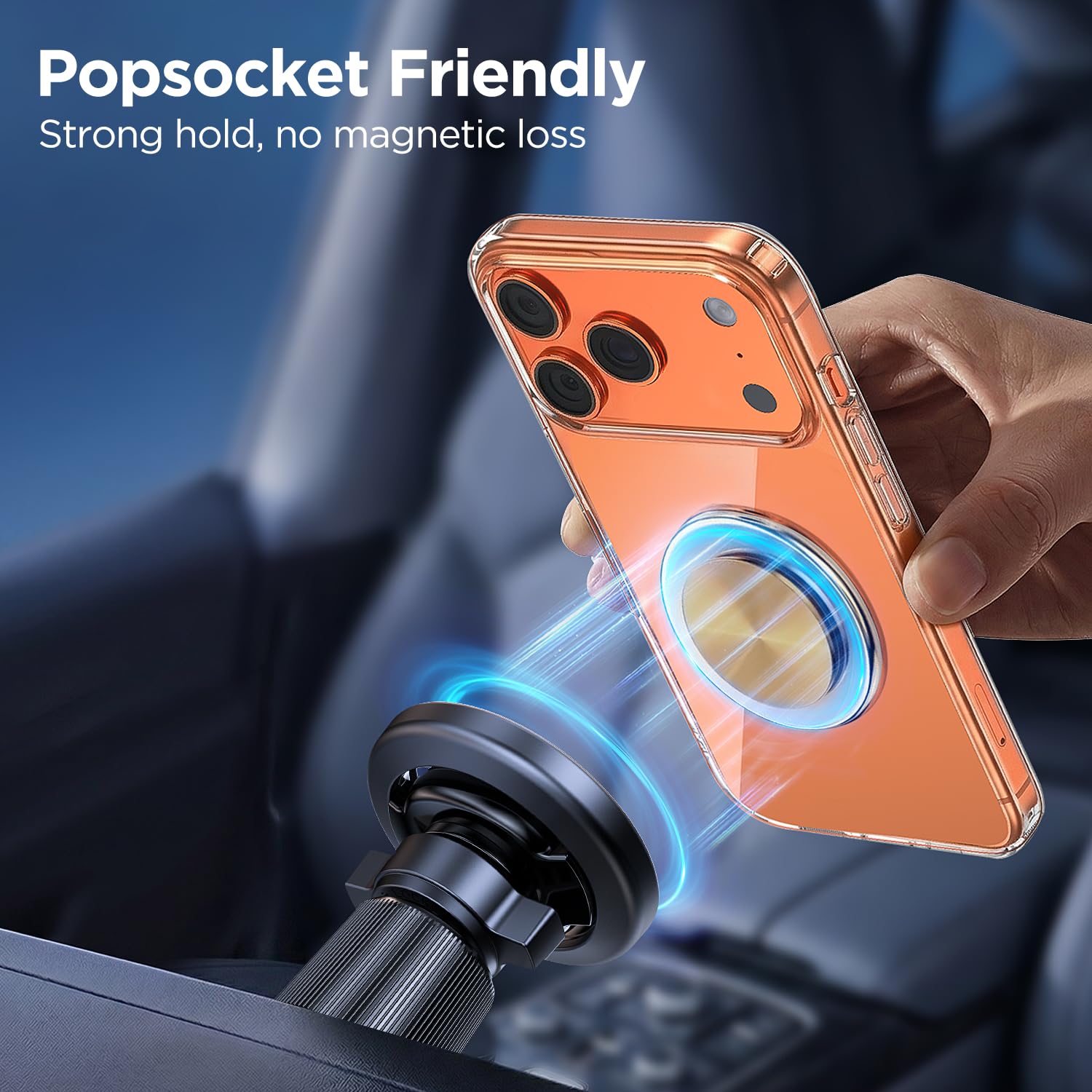 MagSafe Magnetic Car Phone Mount Holder