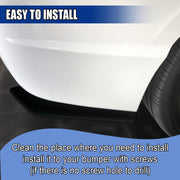 2PCS Universal Rear Bumper Canard Protectors