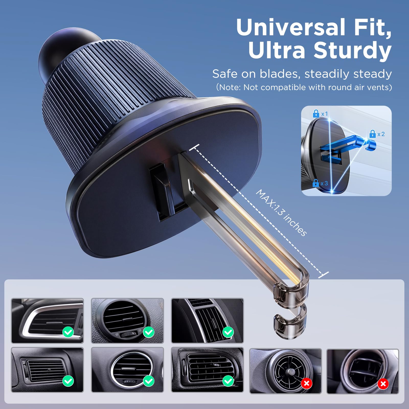 MagSafe Magnetic Car Phone Mount Holder