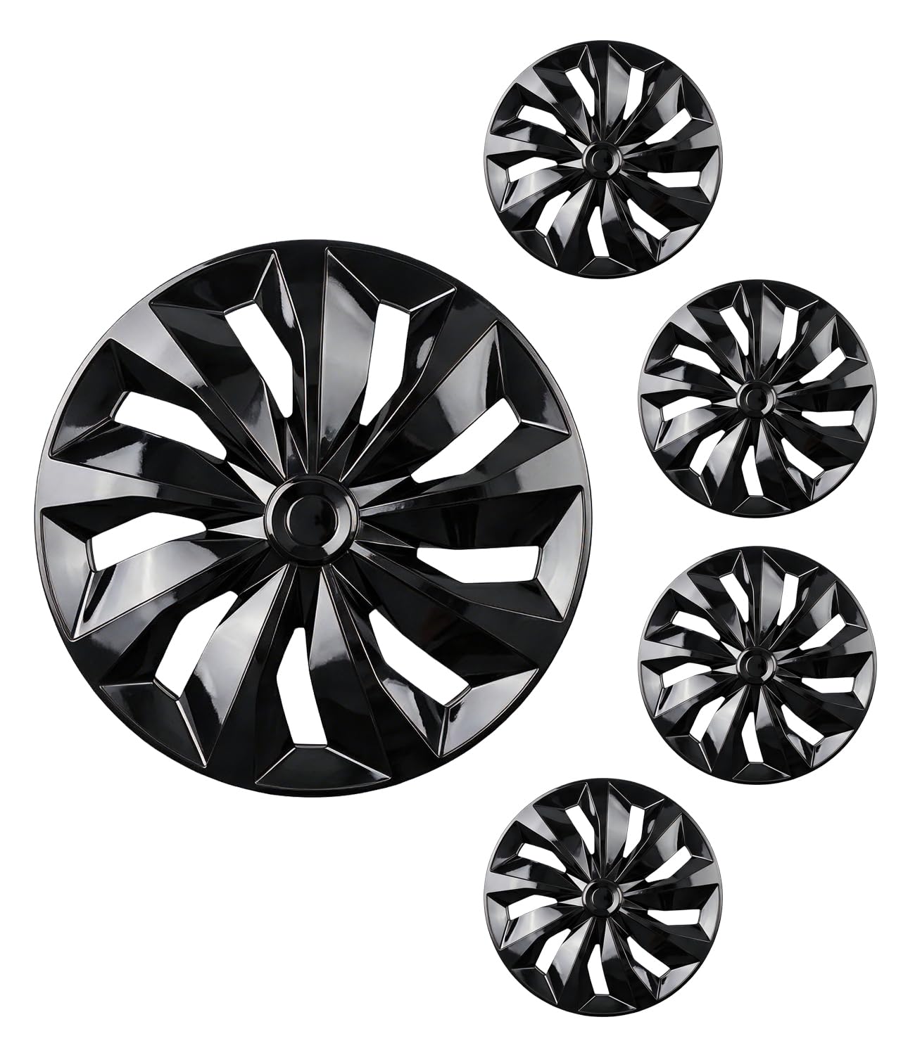 Aiqiying Universal Fit Hubcaps for Most Steel Wheel