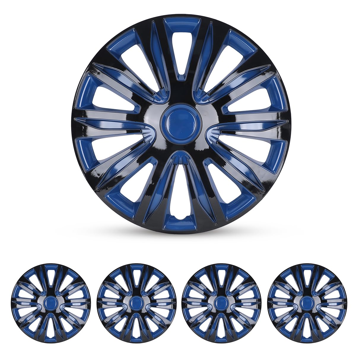 4-Pack Universal Wheel Rim Cover Hubcaps 13–16"