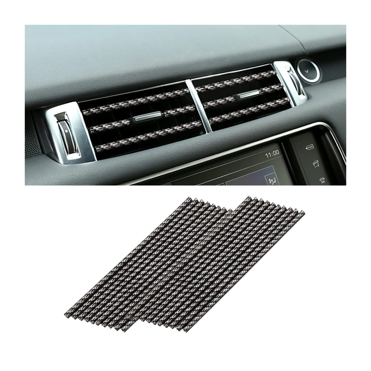 20PCS Car Air Vent Trim Decoration Strips