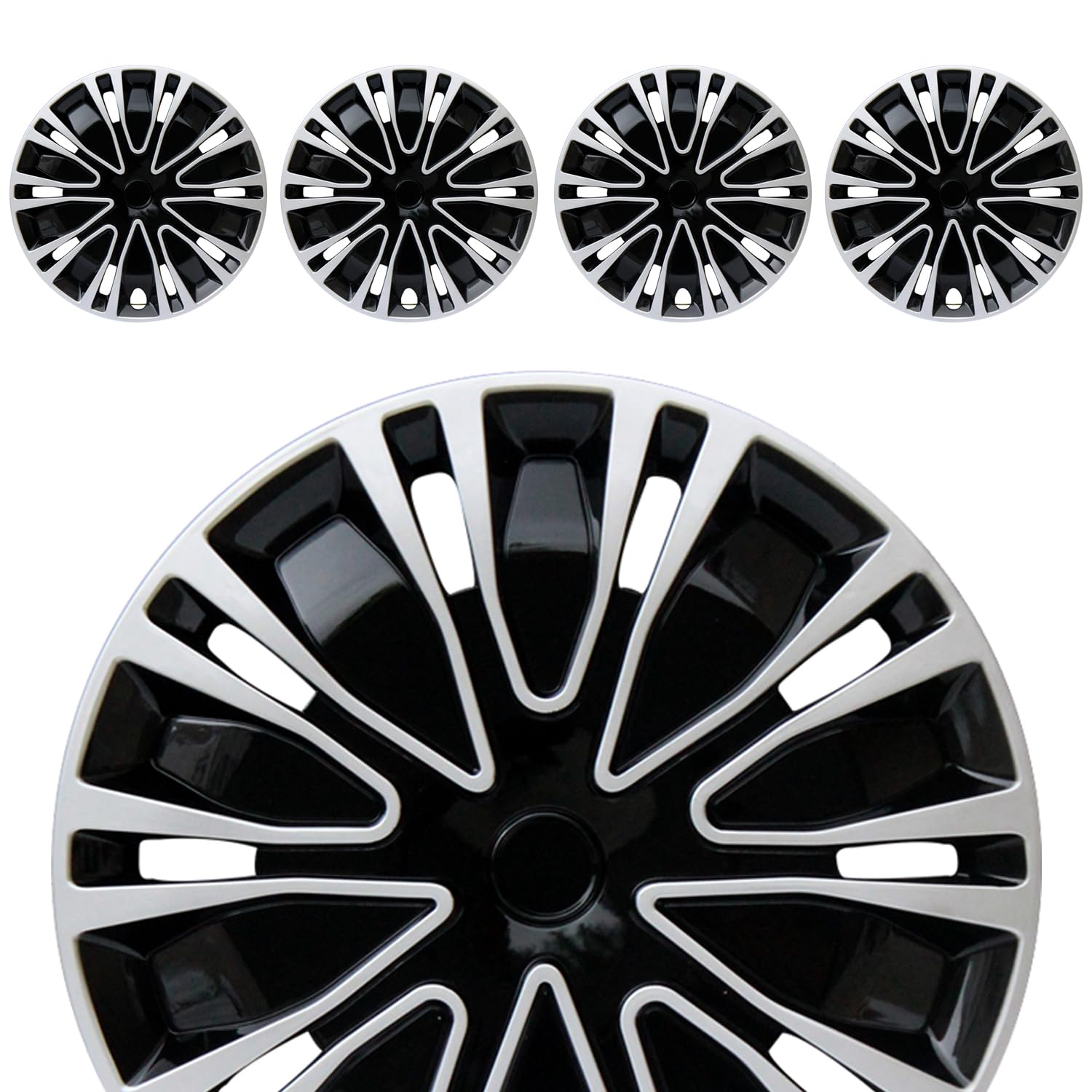 Aiqiying Universal Fit Hubcaps for Most Steel Wheel