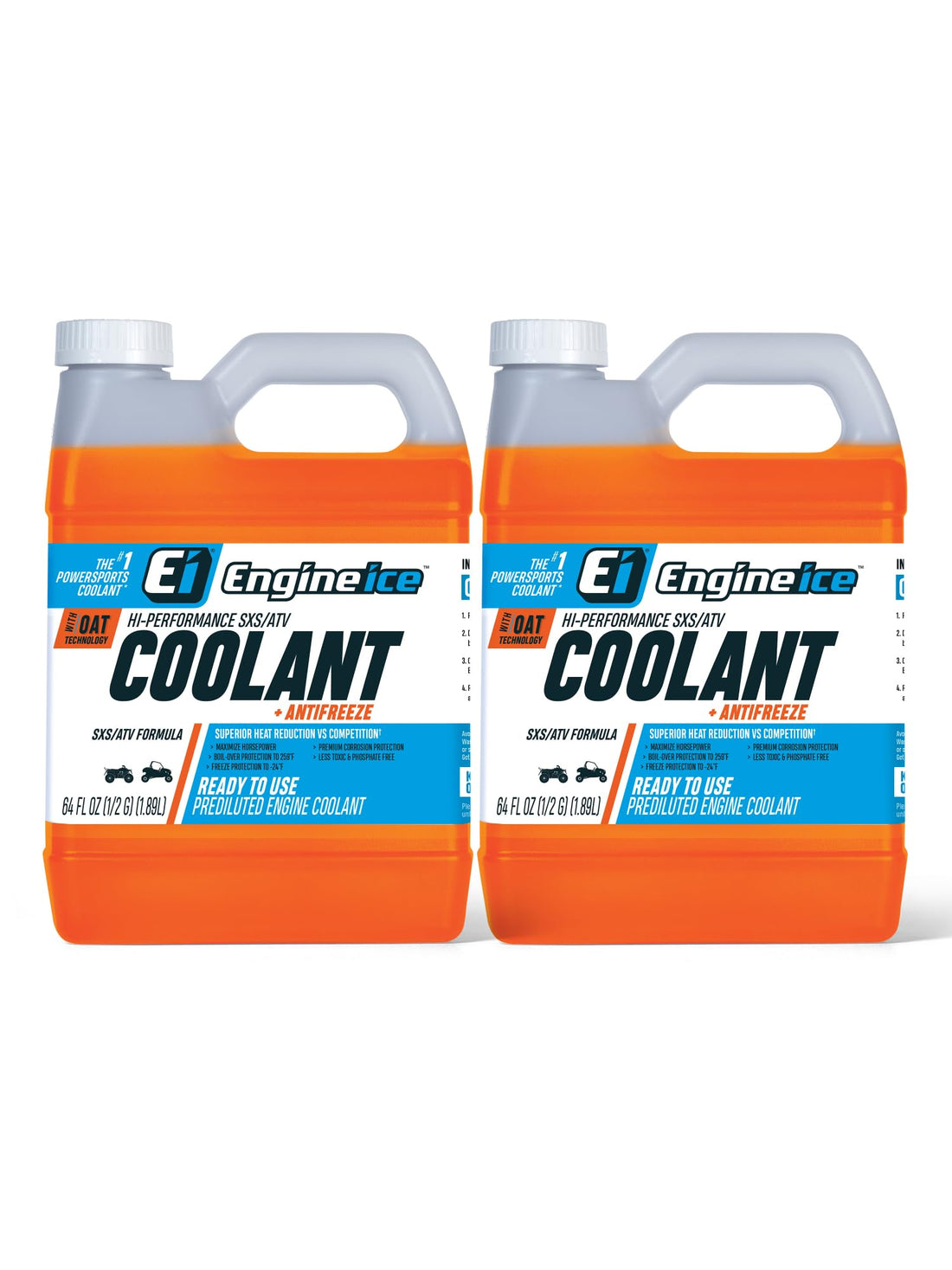 SXS & ATV Coolant Antifreeze 2-Pack Orange