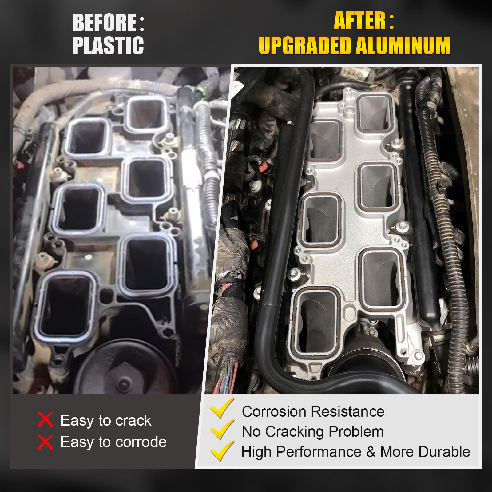 Aluminum Engine Intake Manifold 3.6L V6
