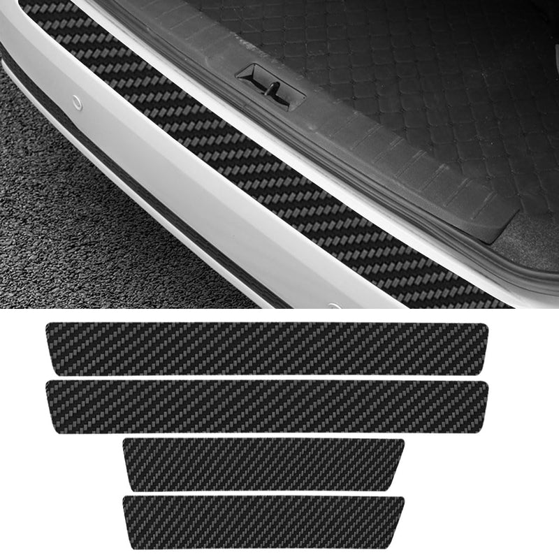 Carbon Fiber Door Sill Protector Stickers