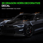 2PCS 3D Dragon Horn Car Roof Decor Kit