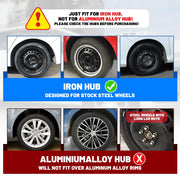 4-Pack Universal Wheel Rim Cover Hubcaps 13–16"