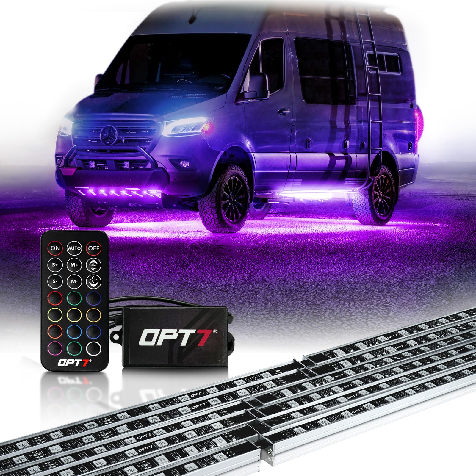 Aluminum LED Underglow Kit with Remote Control