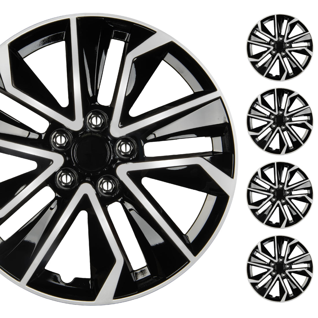 16" Universal Snap-On Wheel Covers Set of 4