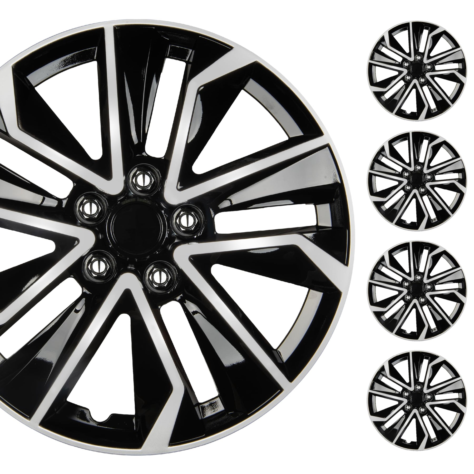 16" Universal Snap-On Wheel Covers Set of 4
