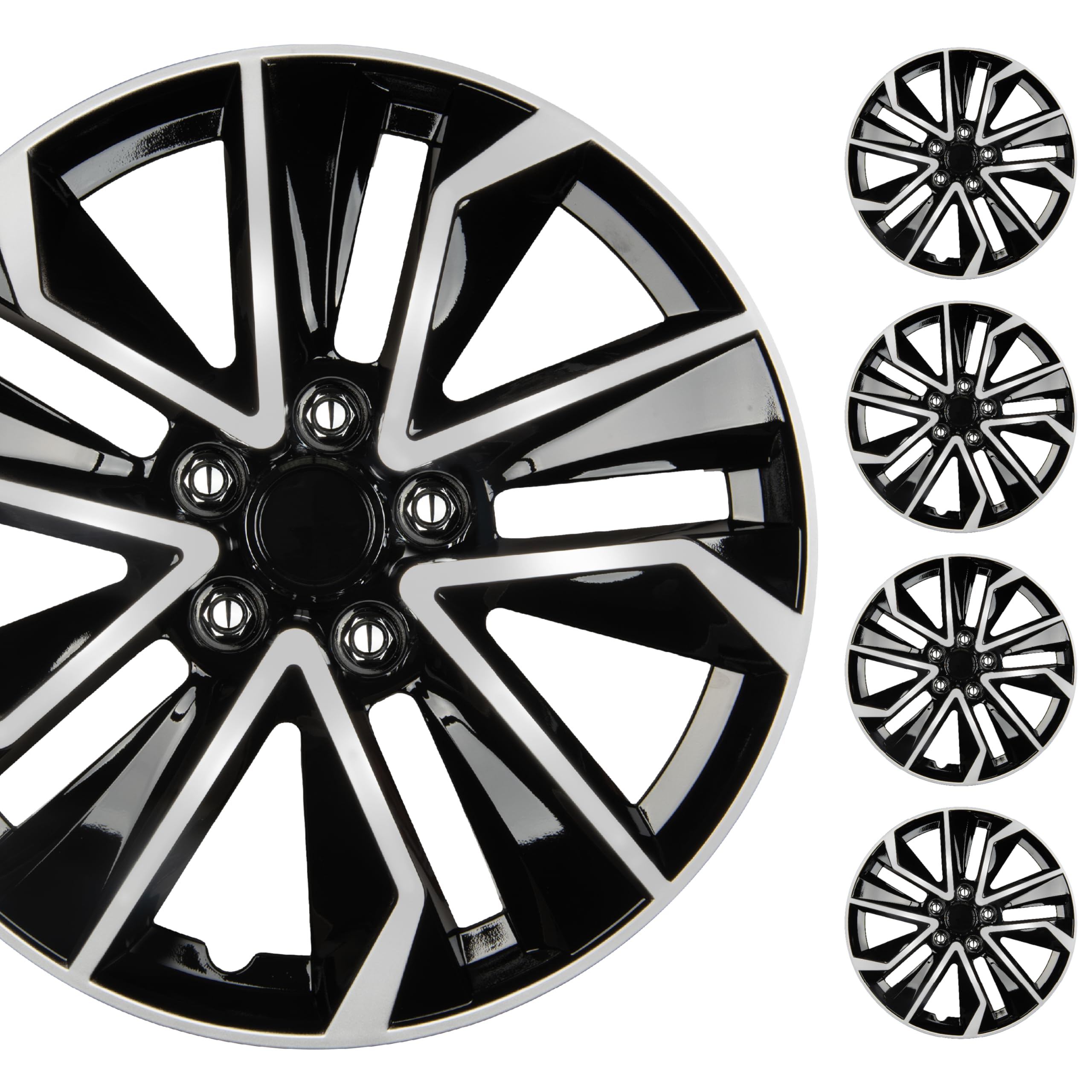 16" Universal Snap-On Wheel Covers Set of 4