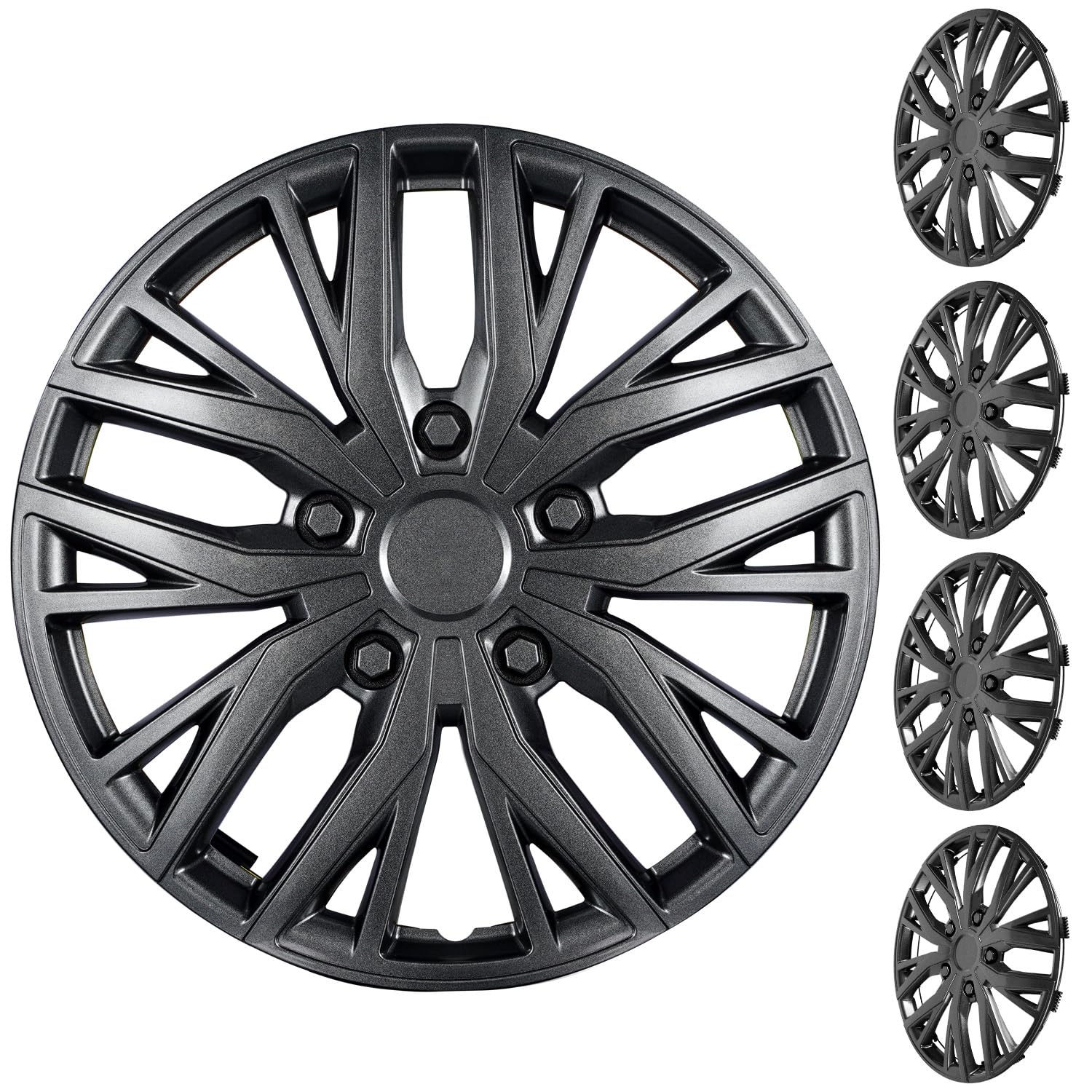 16" Universal Snap-On Wheel Covers Set of 4
