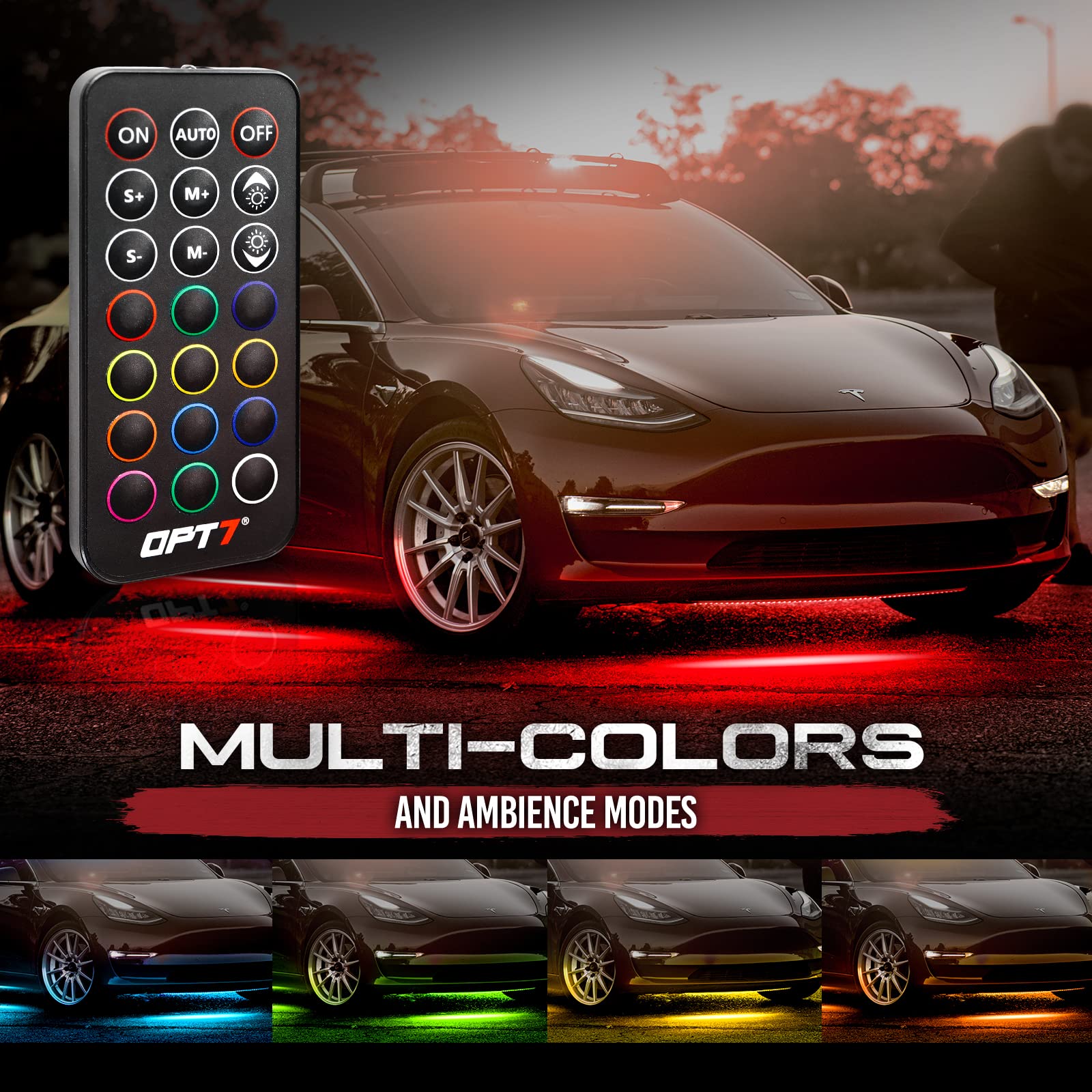 Flexible LED Underglow Kit with Remote Control