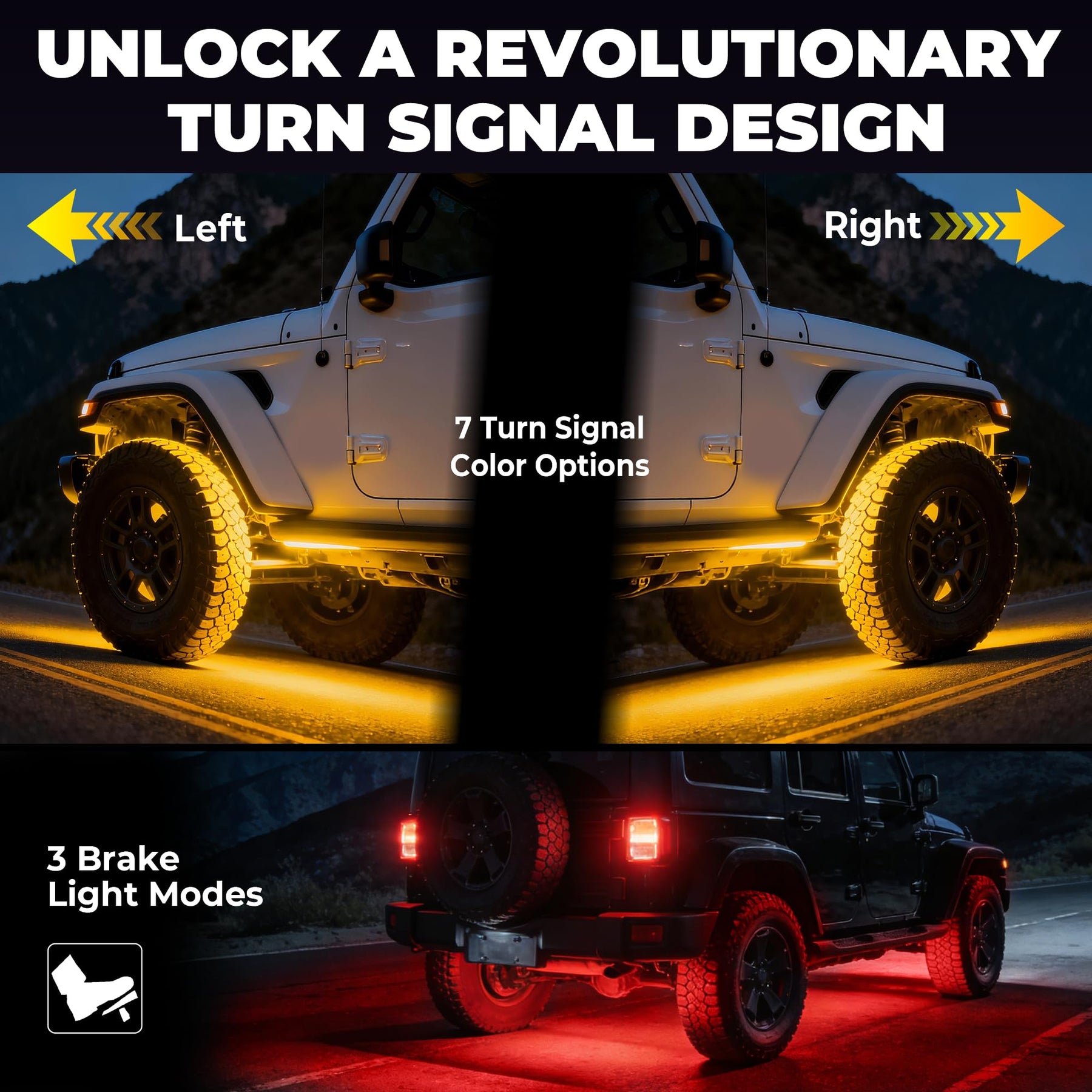 DITRIO Five Sides RGB Rock Lights