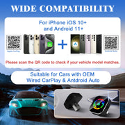 Wireless CarPlay Adapter for iPhone Mini USB-C Edition