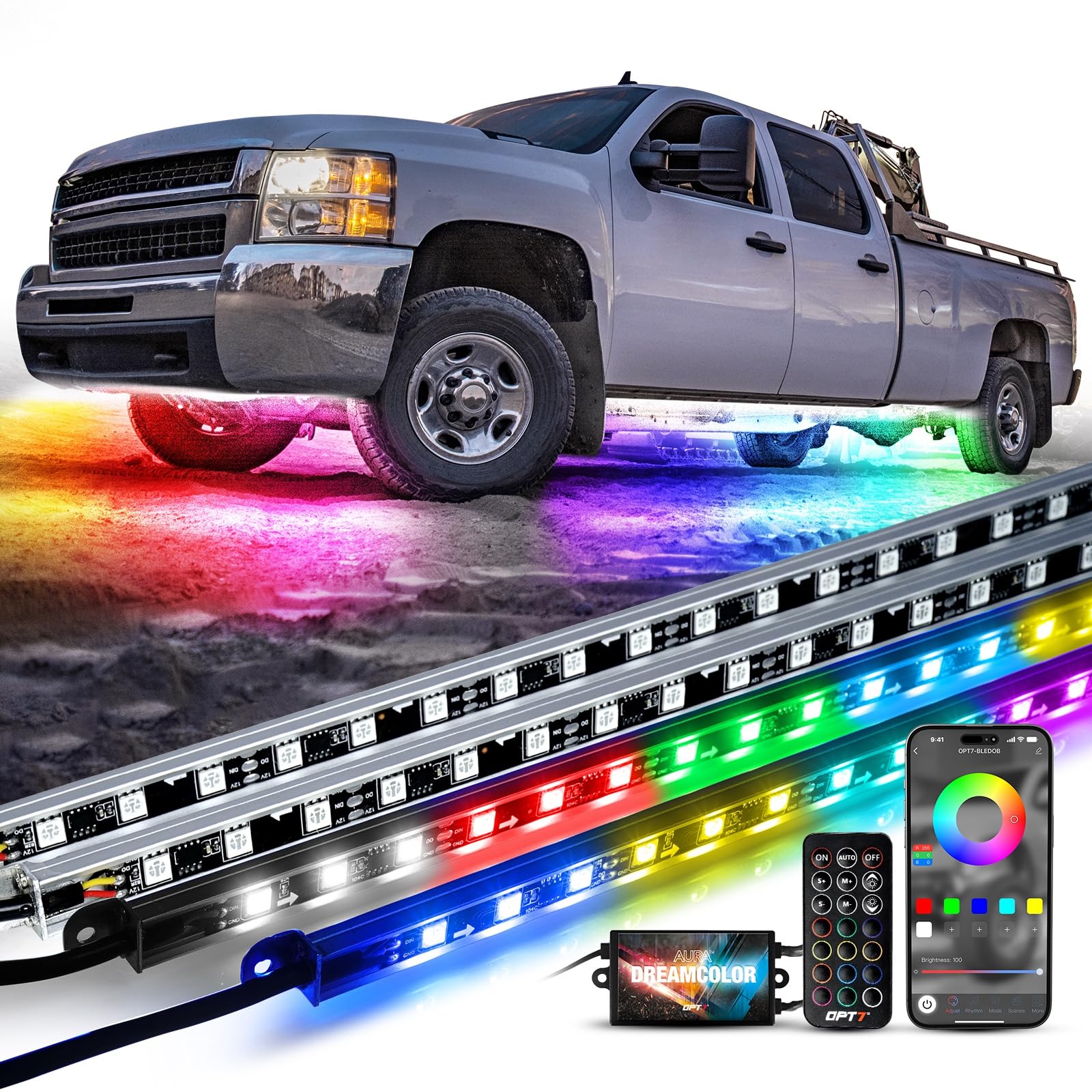 Dreamcolor LED Underglow Light Kit with Remote