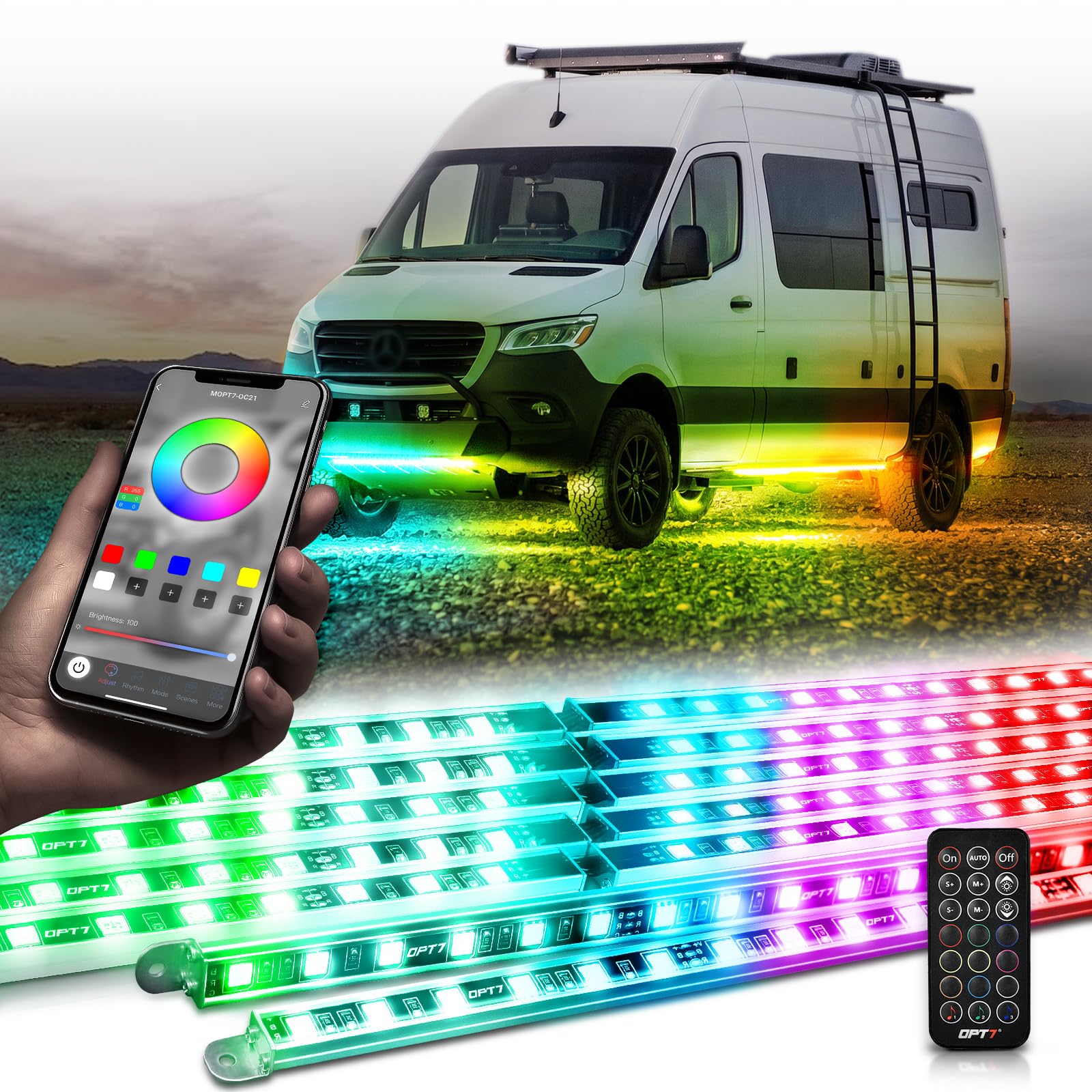 Dreamcolor LED Underglow Light Kit with Remote