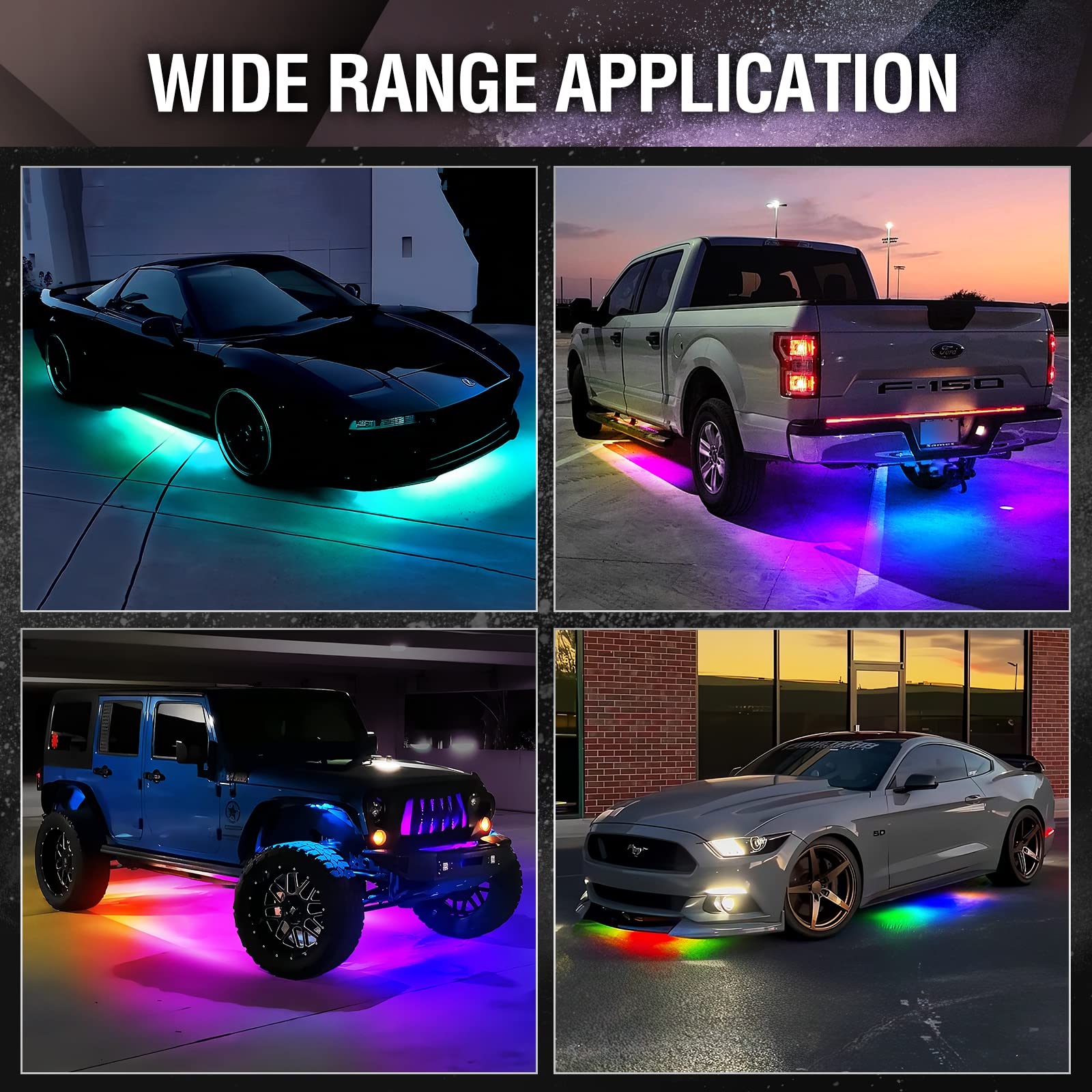 Dreamcolor LED Underglow Light Kit with Remote