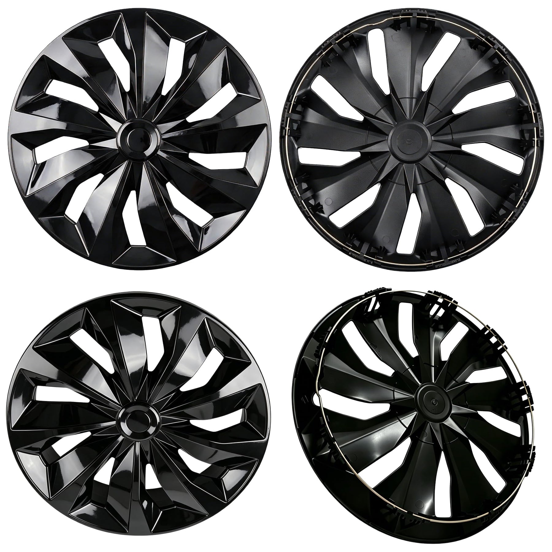 Aiqiying Universal Fit Hubcaps for Most Steel Wheel