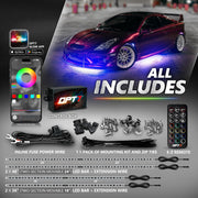 Aluminum LED Underglow Kit with Bluetooth App